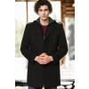 PLT9334 DEWBERRY MEN'S COAT-BLACK čierna | šedá | tmavočervená XL dewberry 2465430712431 PLT9334 DEWBERRY MEN'S COAT-BLACK čierna | šedá | tmavočervená XL dewberry 2465430712431