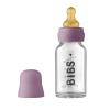 BIBS Baby Bottle skleněná lahev 110 ml - mauve (5013300 ) BIBS Baby Bottle skleněná lahev 110 ml - mauve (5013300 )