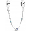 Bezpečnostná retiazka Pandora s modrým kameňom 791688C01 50 mm Bezpečnostná retiazka Pandora s modrým kameňom 791688C01 50 mm