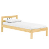Tempo Kondela Posteľ s roštom, prírodná, borovicové drevo, 90x200, JONA NEW Tempo Kondela Posteľ s roštom, prírodná, borovicové drevo, 90x200, JONA NEW
