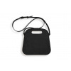 Eggo Ortner kožená kabelka Čierna Eggo Ortner kožená kabelka Čierna