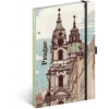 Notique Notes Praha, linajkovaný, 13 x 21 cm Notique Notes Praha, linajkovaný, 13 x 21 cm