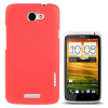 Plastový kryt Lichi na HTC One X - slabo červená Plastový kryt Lichi na HTC One X - slabo červená