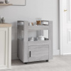zahrada-XL Kuchynský vozík sivý dub sonoma 60x45x80 cm spracované drevo 816830 zahrada-XL Kuchynský vozík sivý dub sonoma 60x45x80 cm spracované drevo 816830