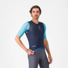 CASTELLI Cyklistický dres s krátkym rukávom - CORRETTO - modrá/tyrkysová L CASTELLI Cyklistický dres s krátkym rukávom - CORRETTO - modrá/tyrkysová L