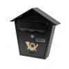 STREND PRO Schránka ROMANTIC, 360x355x100 mm, poštová, čierna STREND PRO Schránka ROMANTIC, 360x355x100 mm, poštová, čierna