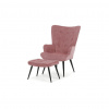 AUTRONIC Relaxačné kreslo, ružová, zamatová látka, AK-303 PINK2 AUTRONIC Relaxačné kreslo, ružová, zamatová látka, AK-303 PINK2