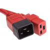 Napájecí šňůra 1 m, Červená, A: Rovný, B: Přímý Polyvinylchlorid, 250 V RS PRO Napájecí šňůra 1 m, Červená, A: Rovný, B: Přímý Polyvinylchlorid, 250 V RS PRO