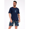 Cornette 326/318 Bunnies w/r S-2XL pánske pyžamo tmavě modrá M Cornette 326/318 Bunnies w/r S-2XL pánske pyžamo tmavě modrá M