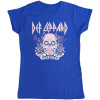 Tričko Def Leppard - Pour Some Sugar On Me Skull Tour 2019, Žena,Modrá,L Tričko Def Leppard - Pour Some Sugar On Me Skull Tour 2019, Žena,Modrá,L