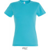 SOL'S | Miss, Dámske tričko, modrá atoll, L SOL'S | Miss, Dámske tričko, modrá atoll, L