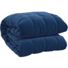Shumee Záťažová prikrývka modrá 11 kg polyester 150x200 Shumee Záťažová prikrývka modrá 11 kg polyester 150x200