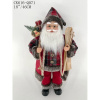Dekorácia MagicHome Vianoce, Santa, s darčekom, červený, 46 cm Dekorácia MagicHome Vianoce, Santa, s darčekom, červený, 46 cm