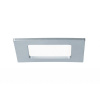 PAULMANN Zápustný LED panel hranatý 6W 4000K matný chrom IP44 92076 PAULMANN Zápustný LED panel hranatý 6W 4000K matný chrom IP44 92076