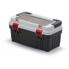 Prosperplast Kufr na nářadí OPTIMMAX V černo-šedo-červený, variant 58,6 cm Prosperplast Kufr na nářadí OPTIMMAX V černo-šedo-červený, variant 58,6 cm