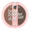 ESSENCE Brow Powder Duo Set púdrová sada na obočie 02 Medium 1,8ml ESSENCE Brow Powder Duo Set púdrová sada na obočie 02 Medium 1,8ml