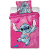 Faro Obliečky do postieľky Lilo and Stitch pink 100 x 135 cm 40 x 60 cm Faro Obliečky do postieľky Lilo and Stitch pink 100 x 135 cm 40 x 60 cm