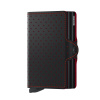 Secrid Twinwallet Perforated Black Red čierna Secrid Twinwallet Perforated Black Red čierna