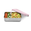 Melii Nerezový Bento box 740 ml so silikónovým viečkom růžový Melii Nerezový Bento box 740 ml so silikónovým viečkom růžový