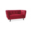 Signal Pohovka CASTELLO 2 Velvet | červená FARBA: Bluvel 59 / bordová Signal Pohovka CASTELLO 2 Velvet | červená FARBA: Bluvel 59 / bordová