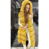 Dámska kožušinová vesta GILET3 giallo Dámska kožušinová vesta GILET3 giallo