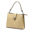 Dámska kožená kabelka cez rameno Luka 24-069 béžovej farby 27 x 21,5 x 13 cm Dámska kožená kabelka cez rameno Luka 24-069 béžovej farby 27 x 21,5 x 13 cm