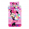 Jerry Fabrics obliečky Minnie bows and flowers 140x200 70x90 Jerry Fabrics obliečky Minnie bows and flowers 140x200 70x90