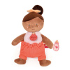 Doudou Jolijou Bábika 18 cm oranžová Doudou Jolijou Bábika 18 cm oranžová