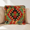 Orientálny dekoračný vankúš 40x40 ručne tkaná kilimová poťah na vankúš Orientálny dekoračný vankúš 40x40 ručne tkaná kilimová poťah na vankúš