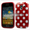 Silikónový obal Samsung Galaxy Ace 2 – Polka – červená Silikónový obal Samsung Galaxy Ace 2 – Polka – červená
