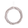 Strieborný vianočný veniec Casa Selección, ø 10 cm Strieborný vianočný veniec Casa Selección, ø 10 cm