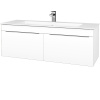 Dreja Umývadlová skrinka ASTON SZZ2 120 - N01 Biela lesk / Úchytka T05 / M01 Biela mat Dreja Umývadlová skrinka ASTON SZZ2 120 - N01 Biela lesk / Úchytka T05 / M01 Biela mat