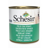 Schesir Dog Adult kuře/špenát 285 g Schesir Dog Adult kuře/špenát 285 g