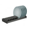 IN-DURO Držiak a odkvapkávač na taniere STRIPES, 15,8 x 47 x 5,8 cm, antracit IN-DURO Držiak a odkvapkávač na taniere STRIPES, 15,8 x 47 x 5,8 cm, antracit