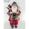 Dekorácia MagicHome Vianoce, Santa, s darčekom, červený, 60 cm Dekorácia MagicHome Vianoce, Santa, s darčekom, červený, 60 cm