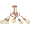 Svietidlá stropné svietidlá - Nowoczesna lampa wisząca Edison loft miedź 5x60W (Svietidlá stropné svietidlá - Nowoczesna lampa wisząca Edison loft miedź 5x60W) Svietidlá stropné svietidlá - Nowoczesna lampa wisząca Edison loft miedź 5x60W (Svietidlá stropné svietidlá - Nowoczesna lampa wisząca Edison loft miedź 5x60W)