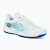 Pánska tenisová obuv Wilson Kaos Swift 1.5 Clay white/blue atoll/lapis blue (44 2/3 EU)