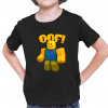 Oof - detské tričko s potlačou pre fanúšikov hry Roblox - Tričkový | 2 | Čierna | Junior Oof - detské tričko s potlačou pre fanúšikov hry Roblox - Tričkový | 2 | Čierna | Junior