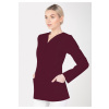 Dámska farebná zdravotnícka blúzka s dlhými rukávmi M-377BX, višňová, 54 (Zdravotnícke oblečenie) Dámska farebná zdravotnícka blúzka s dlhými rukávmi M-377BX, višňová, 54 (Zdravotnícke oblečenie)