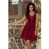 NUMOCO | Dámské elegantní šaty vínové Romantic 0020133 - Velikost XL, Barva Bordó - Vínová 0020133 NUMOCO | Dámské elegantní šaty vínové Romantic 0020133 - Velikost XL, Barva Bordó - Vínová 0020133