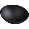 Sapho TELICA sklenené gravírované umývadlo, priemer 42 cm, čierna TY181B Sapho TELICA sklenené gravírované umývadlo, priemer 42 cm, čierna TY181B