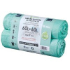 Vrecia zaväzovacie HDPE 60 l, 600 x 700 mm 16 mic. (2 bal.x10 ks) zelené Vrecia zaväzovacie HDPE 60 l, 600 x 700 mm 16 mic. (2 bal.x10 ks) zelené