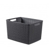 CURVER JUTE L 20L Košík 36 x 28 x 23 cm, tmavo sivý 01907-G44 CURVER JUTE L 20L Košík 36 x 28 x 23 cm, tmavo sivý 01907-G44