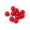 Dekoračné guličky / perly bez dierok na nalepenie Ø8; 10 mm červená 20ks Dekoračné guličky / perly bez dierok na nalepenie Ø8; 10 mm červená 20ks