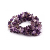 Minerálové zlomky Ametyst na silóne - 1 šnúra 3 ametyst Minerálové zlomky Ametyst na silóne - 1 šnúra 3 ametyst
