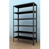 Kovový regál Drumy 1800x900x400/6, 130kg/pol., černá Kovový regál Drumy 1800x900x400/6, 130kg/pol., černá