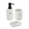 Súprava kúpeľňových doplnkov Tendance, 3-dielna, biela Súprava kúpeľňových doplnkov Tendance, 3-dielna, biela