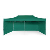 Nožnicový Párty stan 4x6m Oceľový PREMIUM - 4ks plné bočnice farba Zelená Nožnicový Párty stan 4x6m Oceľový PREMIUM - 4ks plné bočnice farba Zelená