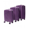 JAKS Cestovný kufor PP6 Premium Farebné varianty: fialová sada JAKS Cestovný kufor PP6 Premium Farebné varianty: fialová sada