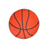 Oranžový detský protišmykový koberec Chilam Basketball, ø 140 cm Oranžový detský protišmykový koberec Chilam Basketball, ø 140 cm